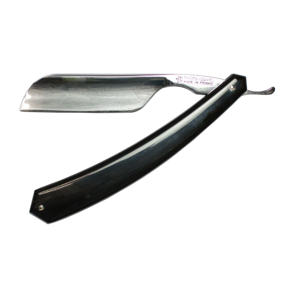 Thiers-Issard - Straight Razor 7/8 - French Nose - Black Horn