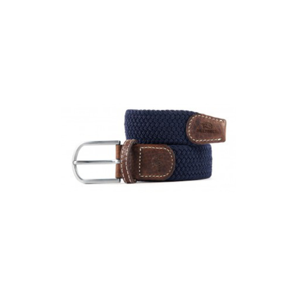 Billybelt - Elastic braided belt - Navy Bleu - Size 2
