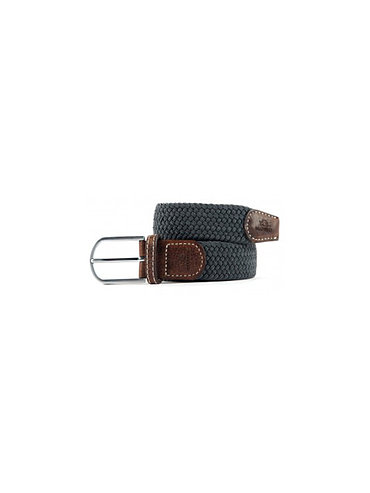 Billybelt - Elastic braided belt - Flannel Grey - Size 2