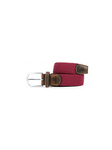Billybelt - Elastic braided belt - Bordeaux - Size 2