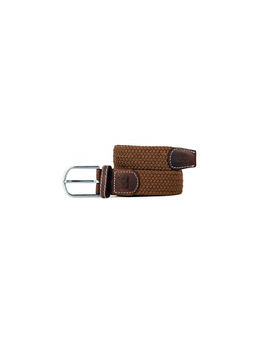 Billybelt - Elastic braided belt - Camel Brown - Size 1