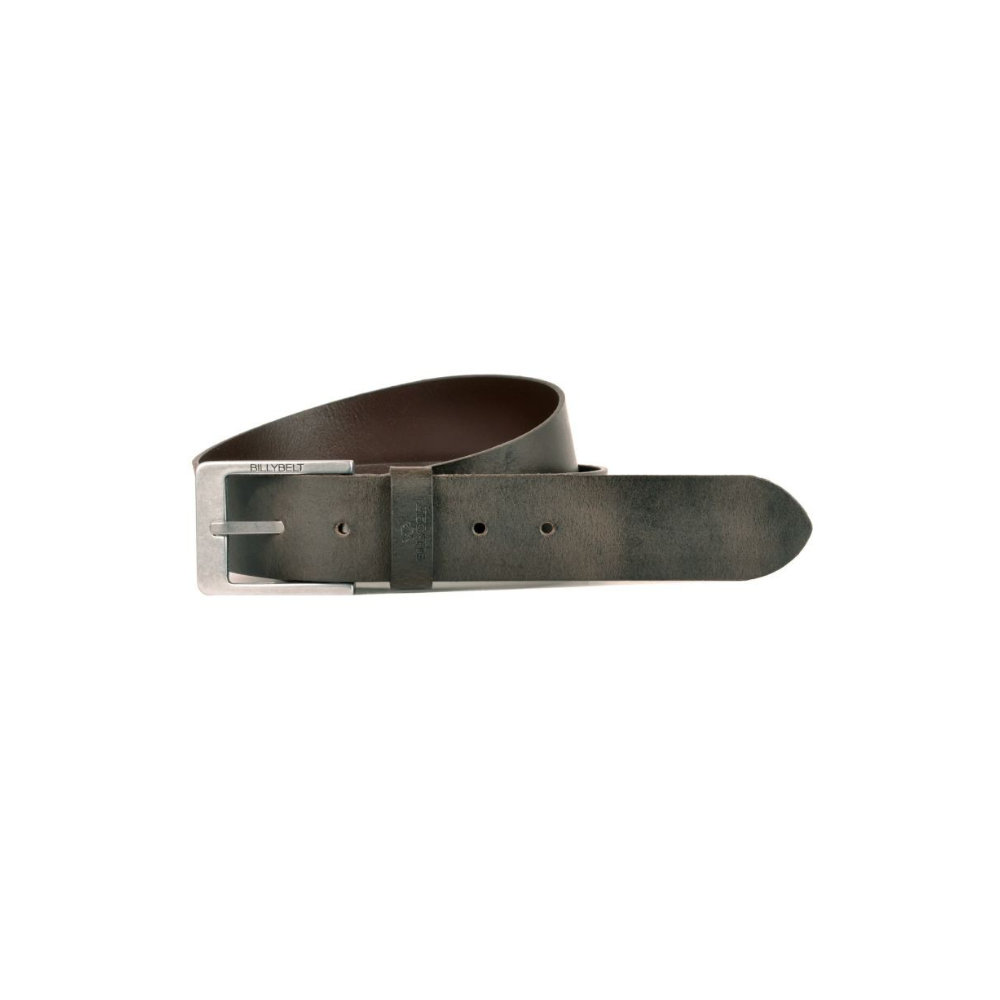 Billybelt - Leren riem - ruw effect - Donkerbruin T 100