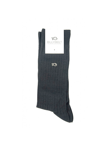 BillyBelt - Lisle thread socks - Anthracite Gray
