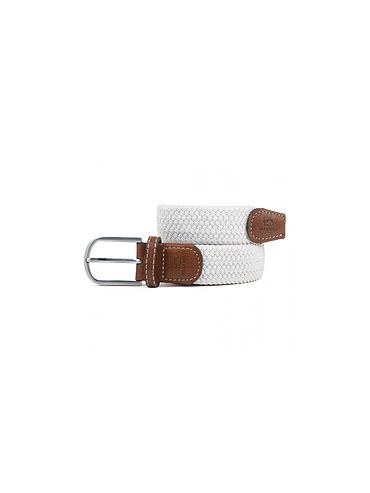 Billybelt - Elastic Braided Belt - Coconut White - Size 2