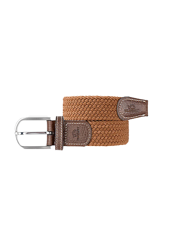 Billybelt - Elastic braided belt - Caramel - Size 2