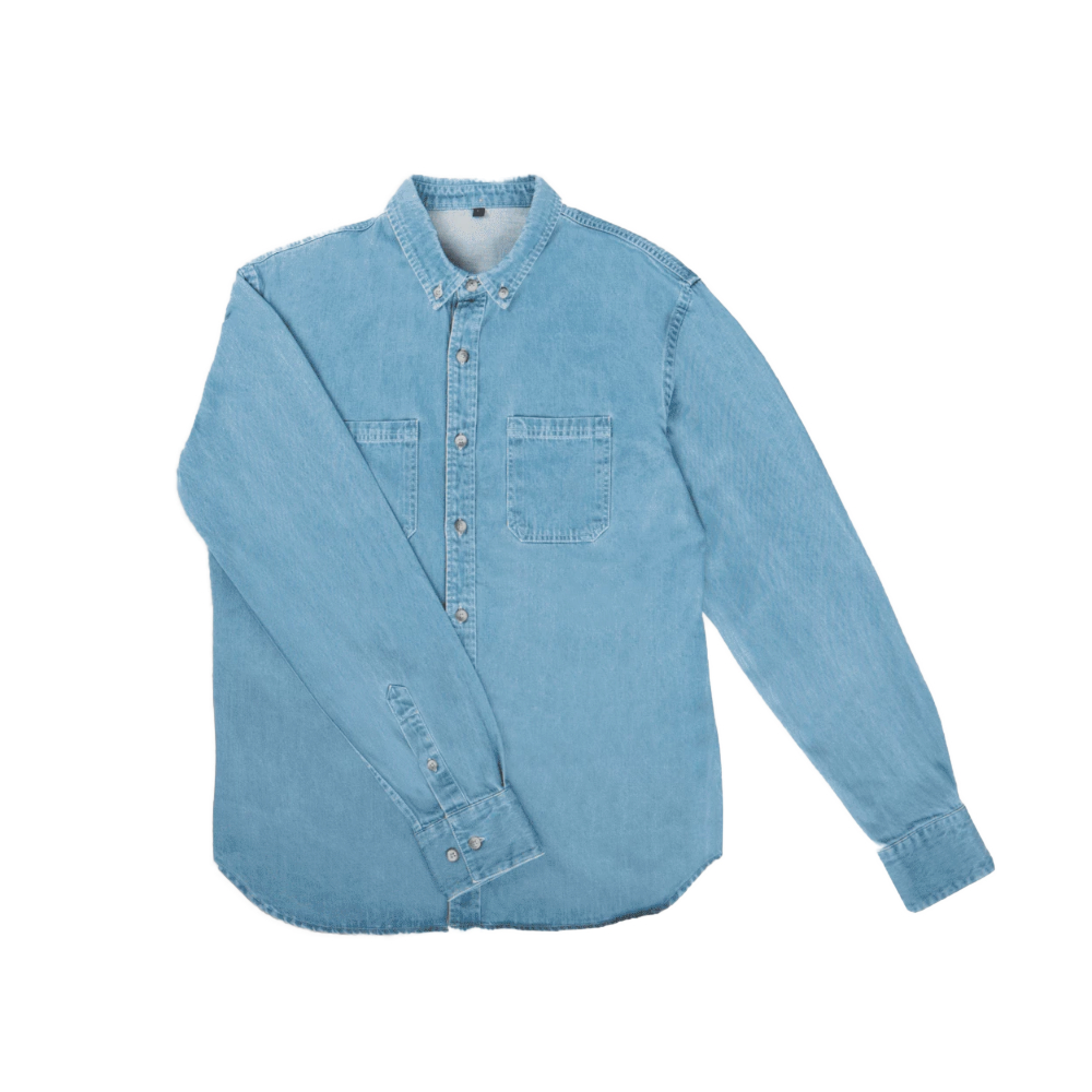 BillyBelt - Washed denim shirt - 7,5 oz - Extra Large