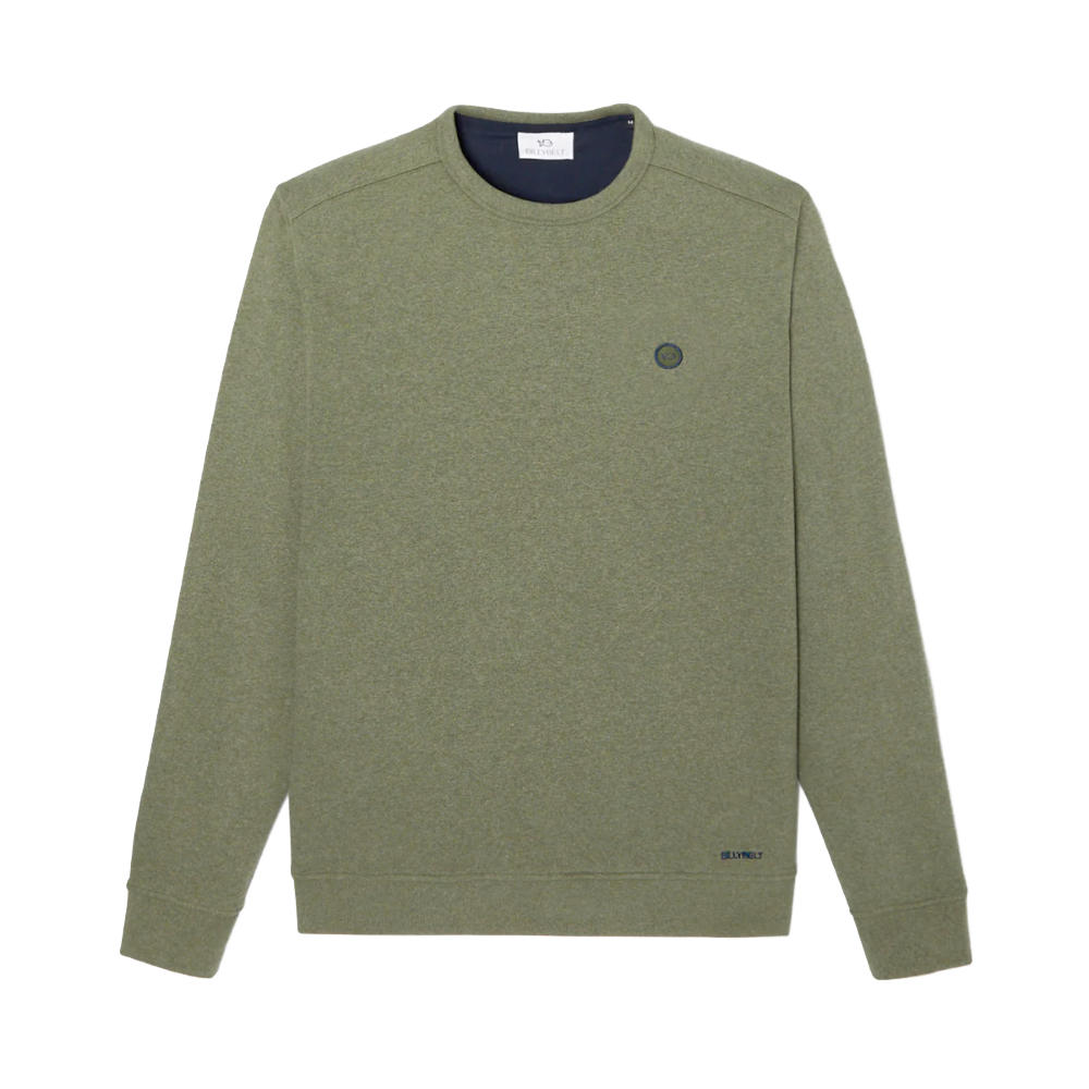 BillyBelt - Biokatoen Sweater 400 gr - Kaki Chiné - M