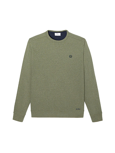 BillyBelt - Biokatoen Sweater 400 gr - Kaki Chiné - S