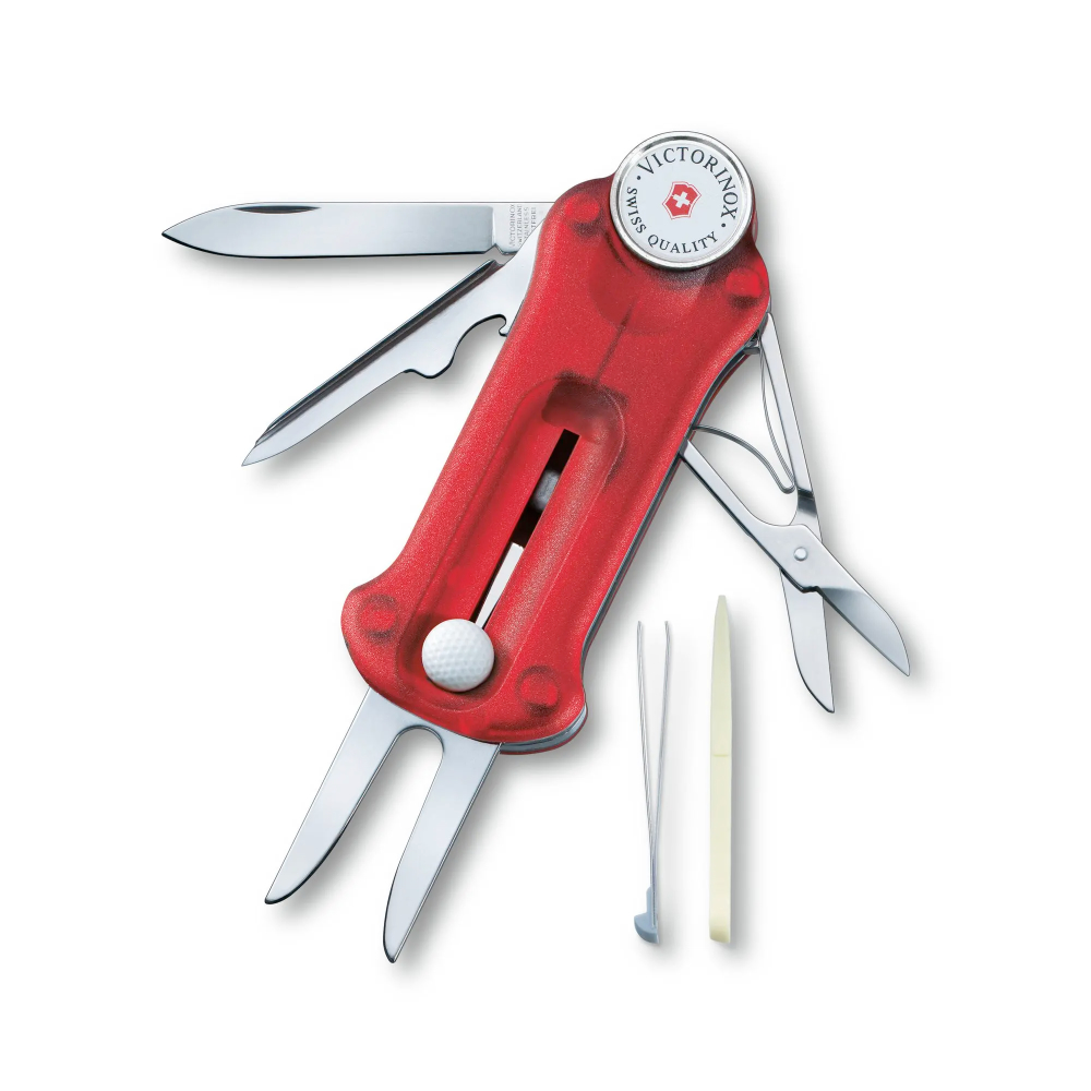 Victorinox - Golf Tour - Transparant rood