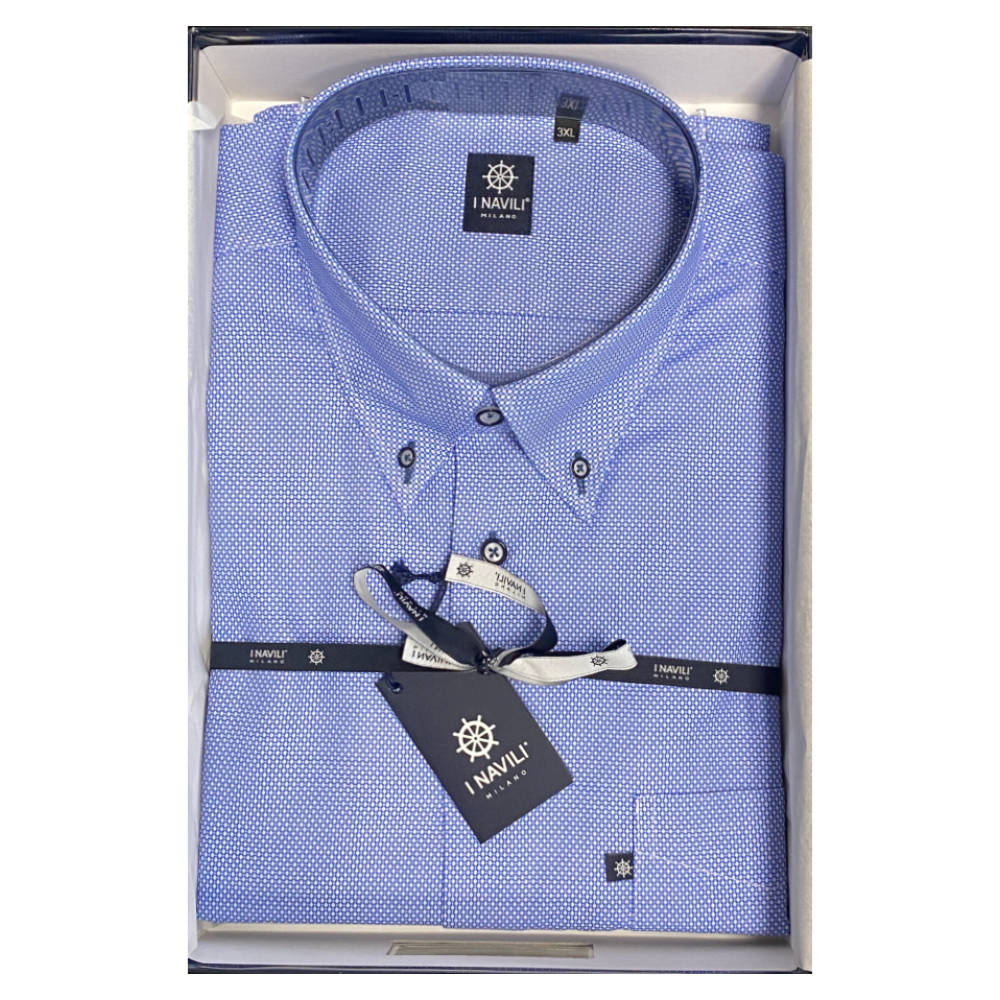 Navili - Chemise Lampedusa Bleu Moyen - 3XL