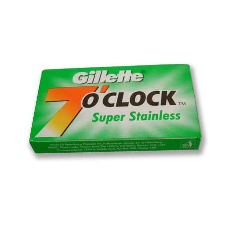 Gilette - 7 O'Clock Lames de rasoir Super Stainless