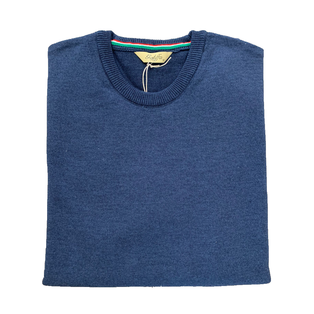 Galiffa - Marineblauw Springer - Ronde hals - 2XL