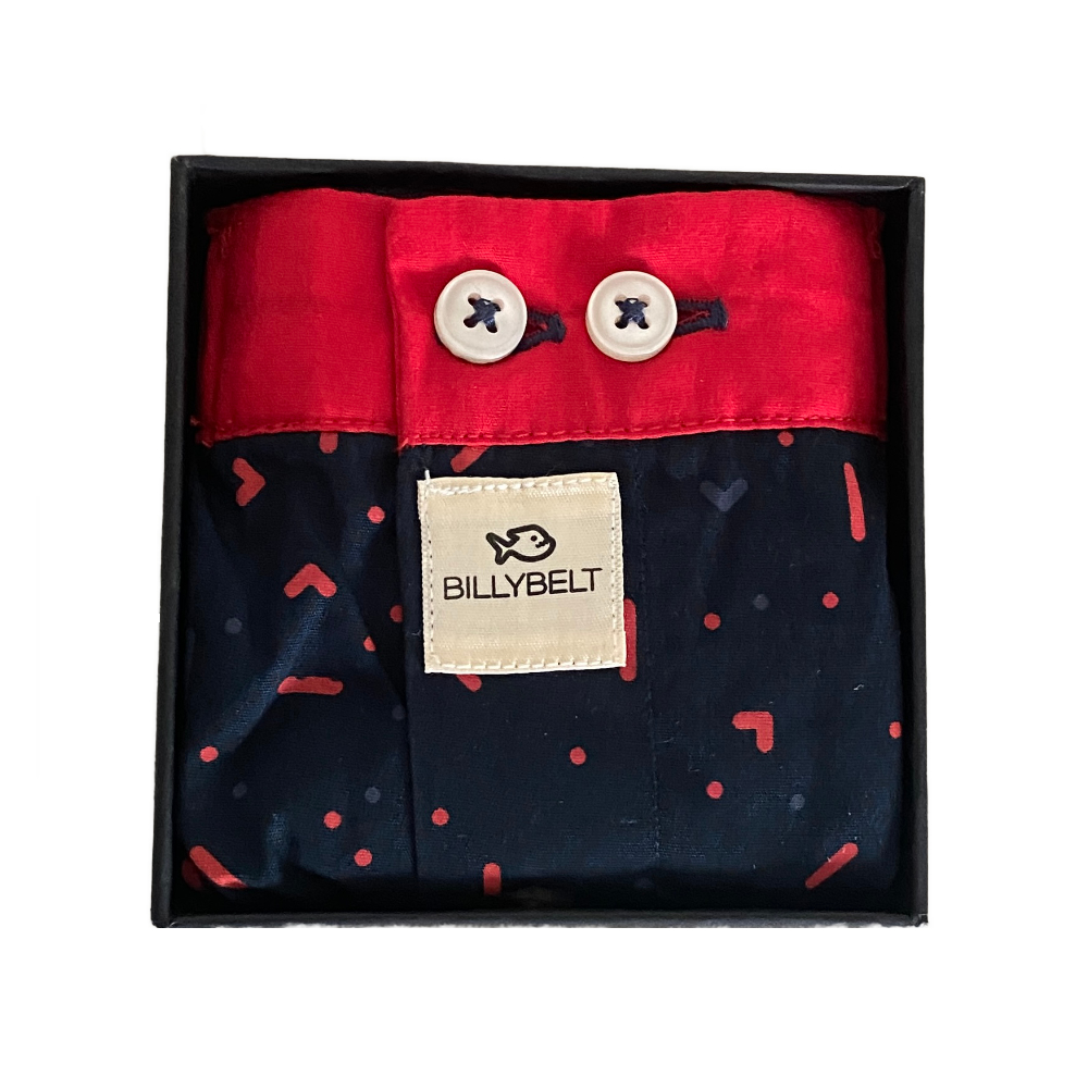 BillyBelt - Biologisch katoenen boxershorts - Fireworks - Maat M