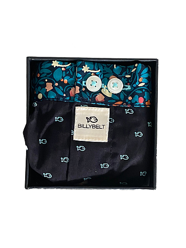 BillyBelt - Organic cotton boxer shorts - Billy Black - Size M