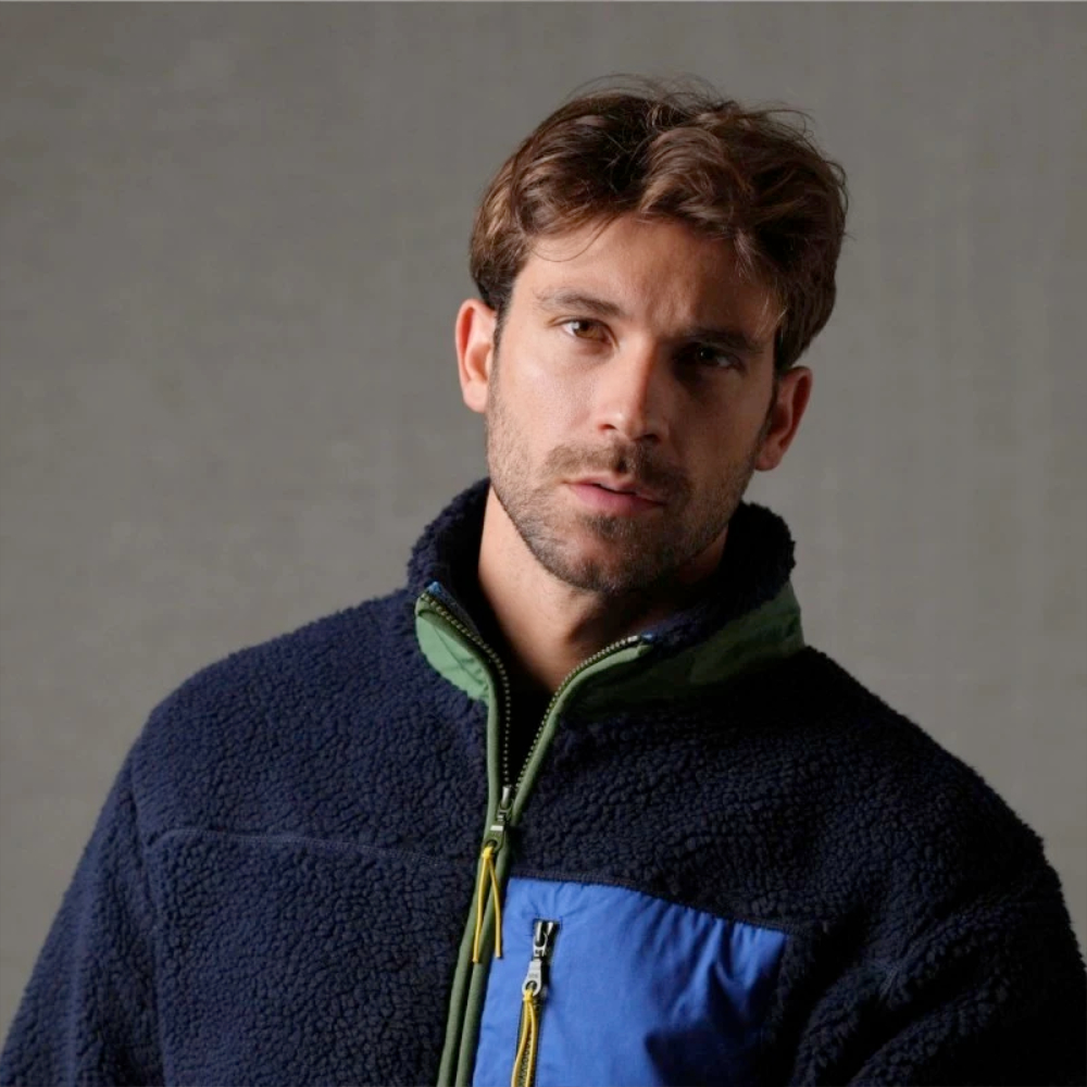 BillyBelt - Sherpa Jacket - Marine - L