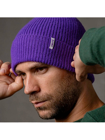 BillyBelt - Lambswool bonnet - Violet