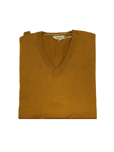 Galiffa - Caramel Pullover - V collar - 2XL