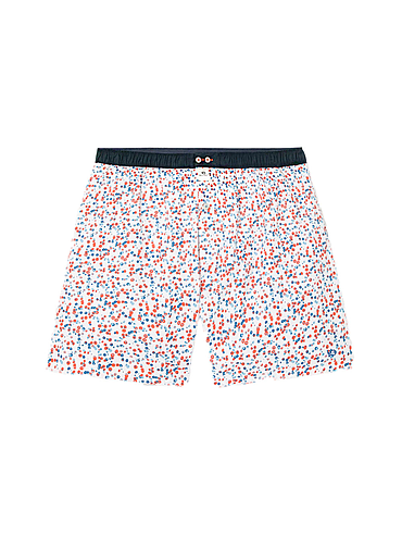 BillyBelt - Organic cotton boxer shorts - Bianco Frizzante - Size S