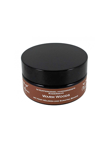 Meissner - Savon à barbe - Warm Woods - Glass - 75g