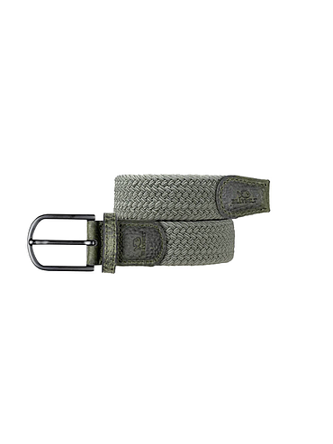 Billybelt - Elastic braided belt - Dark forest - Size 2