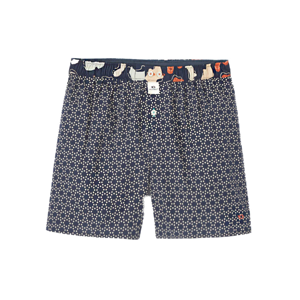 BillyBelt - Organic cotton boxer shorts - Dots circle - Size M