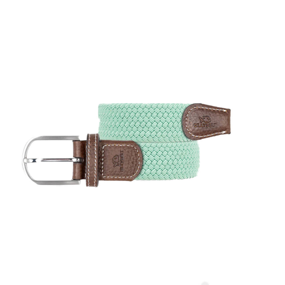 Billybelt - Elastic braided belt - Vert Aqua - Size 1