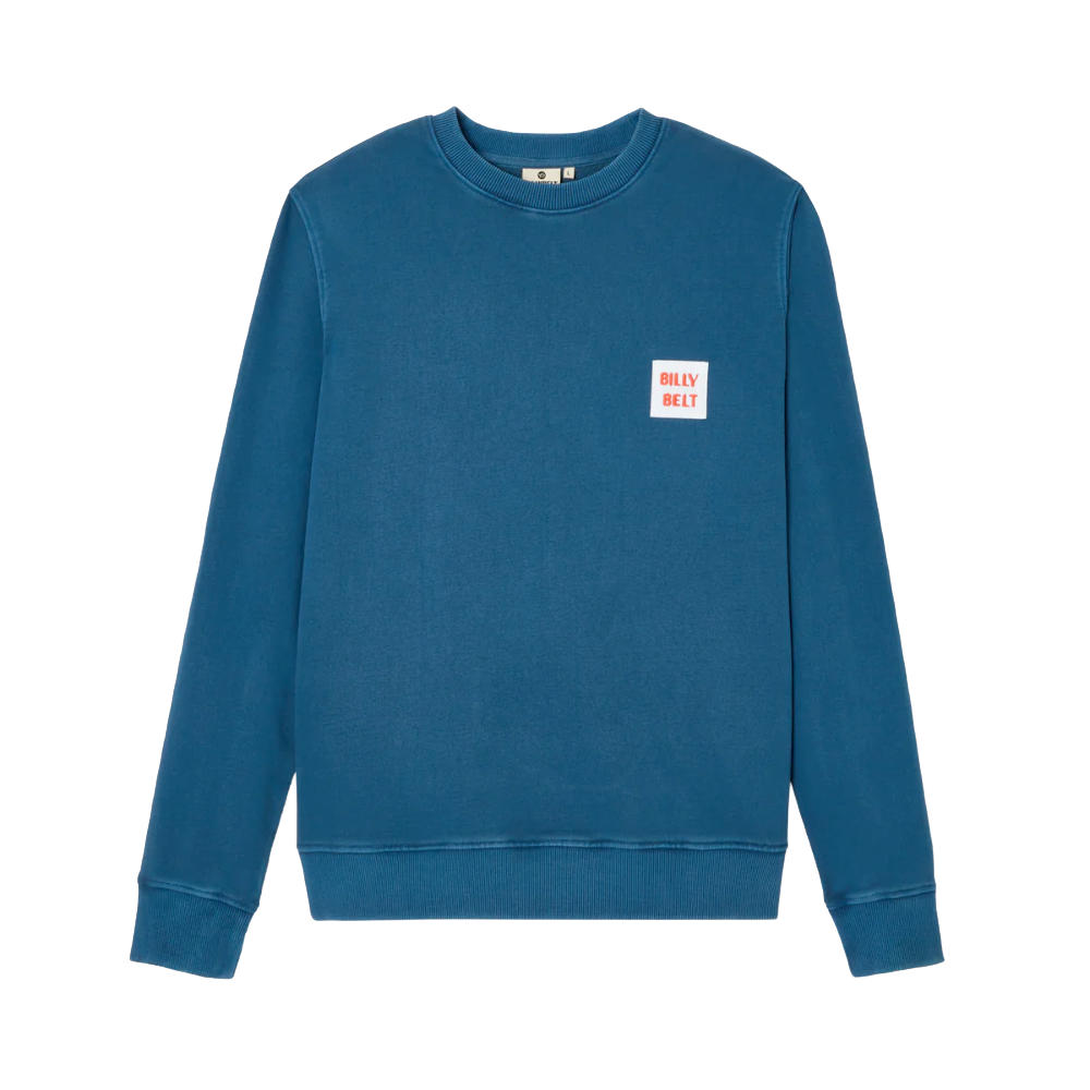BillyBelt - Sweatshirt en coton biologique 400 gr - Marine - M