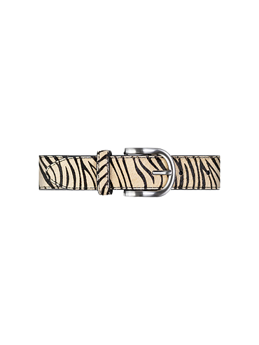 Billybelt - Ceinture femme en cuir unie - Zebre - Taille 95